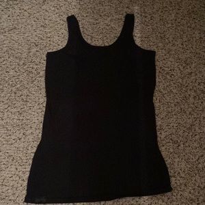 Black tank top